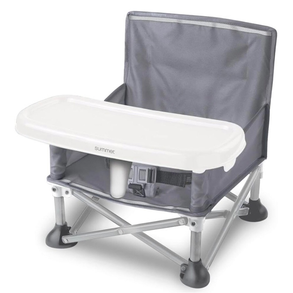 Summer by Bright Starts Pop 'N Sit Portable Booster Chair, Floor Seat